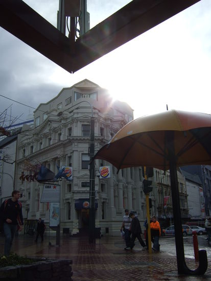 Dieses Bild steht fuer den ganzen vielen Regen, den wir dort unten praktisch den ganzen Juli ueber hatten.