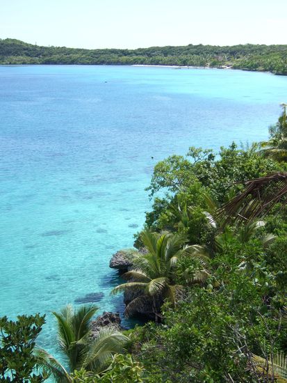 Das Meer ist in Lifou noch traumhafter.
Ein Paradies fuer Taucher!