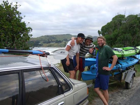 Kayaken in Karitane, 3 Kilometer vom Hostel entfernt!