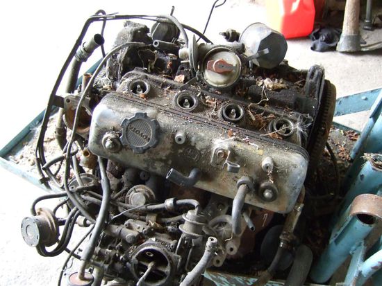 Das ist der Motor von Frank.
Sieht er nicht vertrauenserweckend aus?