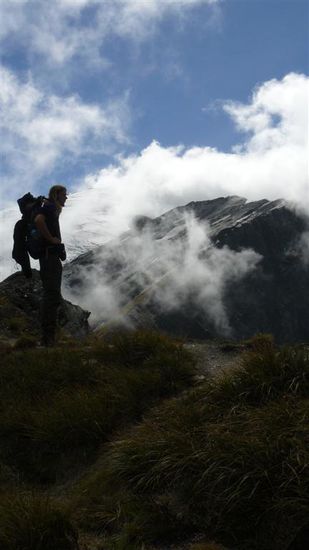 Oben auf dem Cascadesaddle.