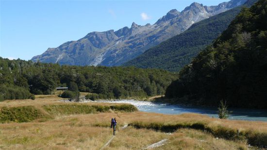 Kurz vor der letzten Huette.
Am naechsten Tag werden wir stolz auf gute 80km Wanderung zurueckblicken koennen!