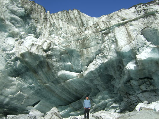 Anderer Pulli, anderer Gletscher, trotzdem noch der gleiche Typ...