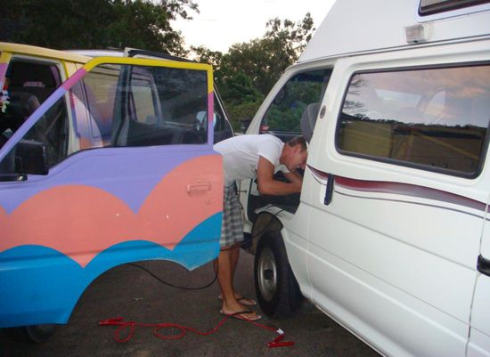 Fred wollte nicht mehr weg vom Lookout...