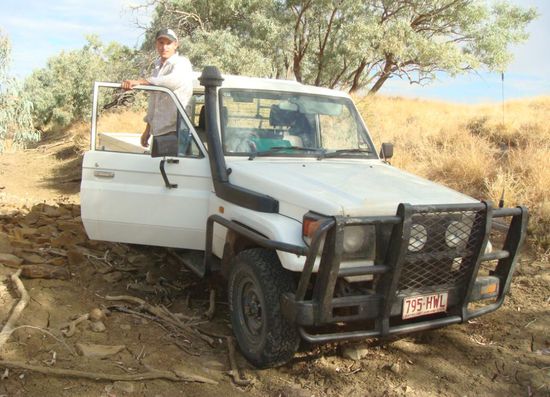 ein Teil des Fuhrparkes