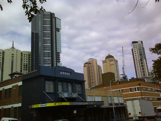 Teil der Skyline von Brisbane