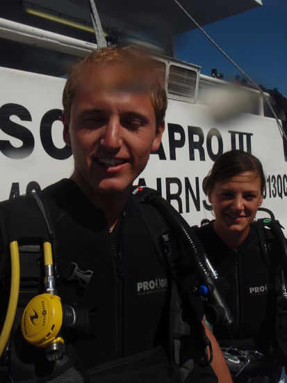 my buddy &amp; me before our last dive