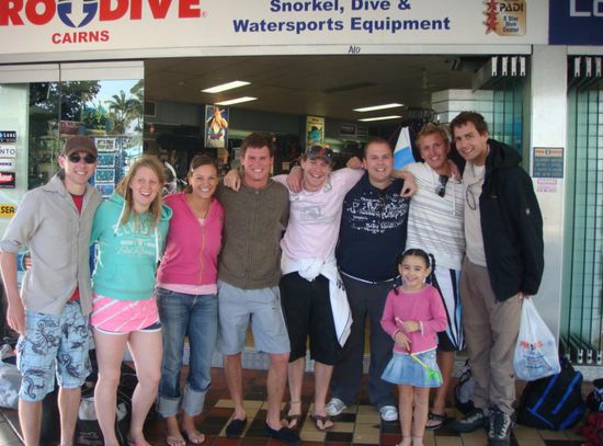 ein Teil unserer Tauchbande