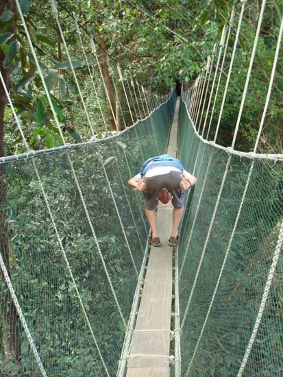 Auf Hoehenangst geb ich 'nen Scheiss 