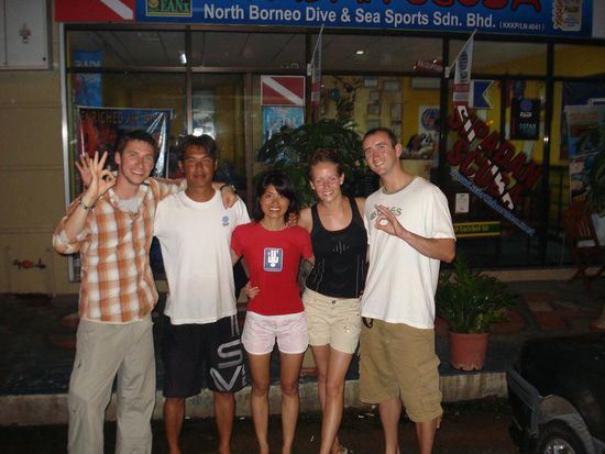 Thanks to Jackie and Chong, the best Scuba Instructors above and under water. 
Sipadan Scuba, Semporna, diving@northborneo.net
Thanks for the great time!
See you on Facebook 