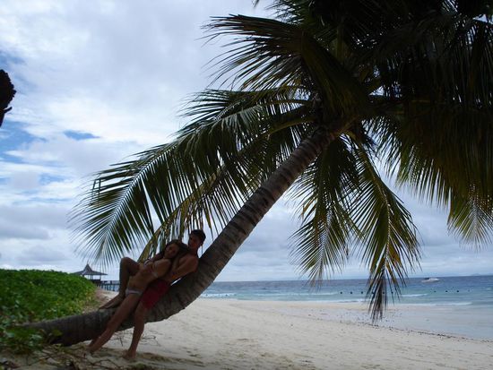 Robinson und Freitag auf Sipadan