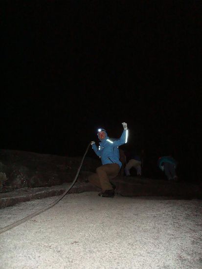 Hauptsache Reflektoren, falls ein Schulbus kreuzt.
