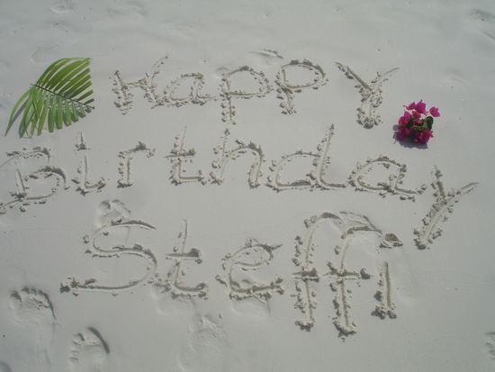 Extra zu deinem Geburtstag ein kleines Geschenk fuer dich aus der Ferne!!!