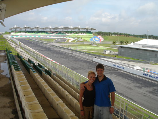Harald mit mir in Sepang