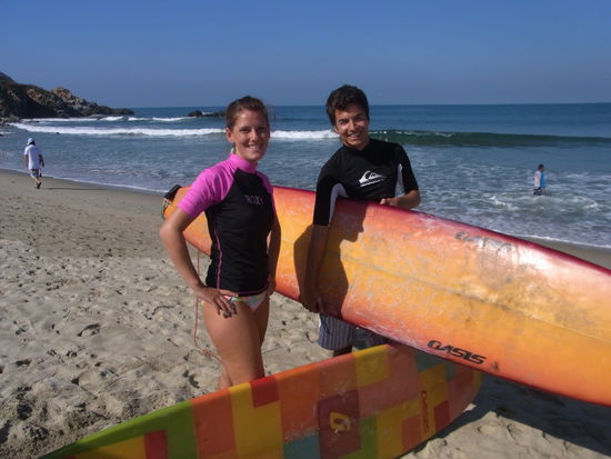 Kurz vor unserem Surfabenteuer