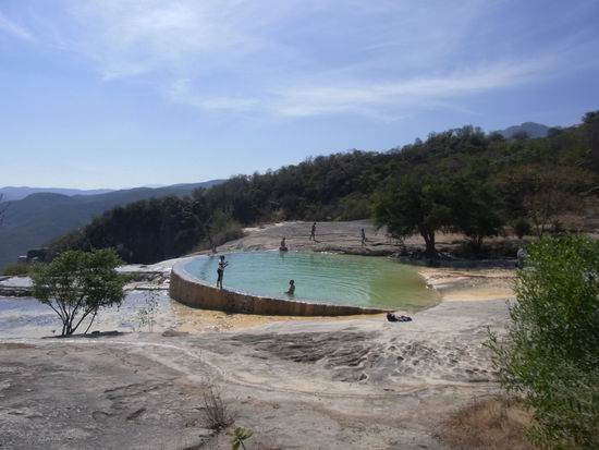 Blick auf den "Pool"