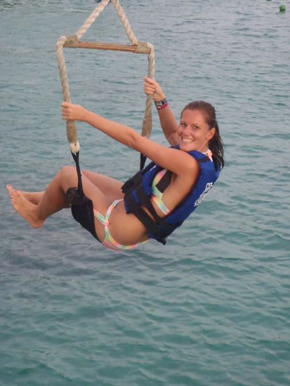 Zip-Lining...macht Spass!