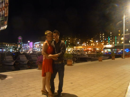 Am Silvesterabend an der Marina von Cabo