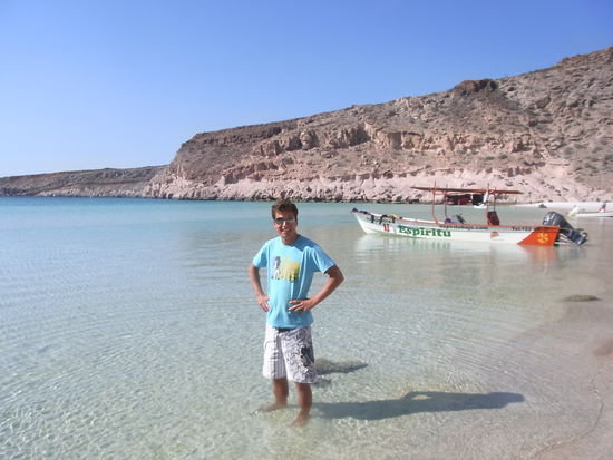 Alex am Strand "Ensenada Grande"