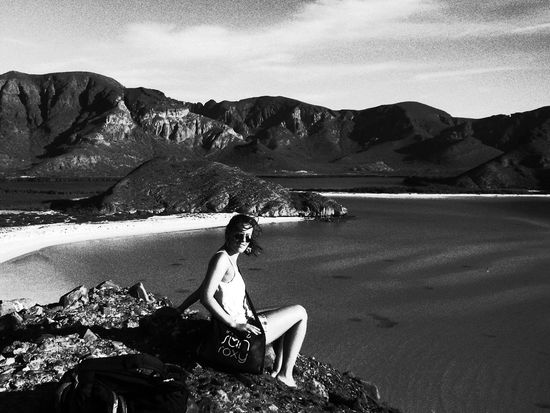 Und weil's so schoen war...Blick ueber die Balandra Bucht