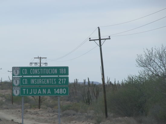 Ziel Tijuana: 1.480 km to go