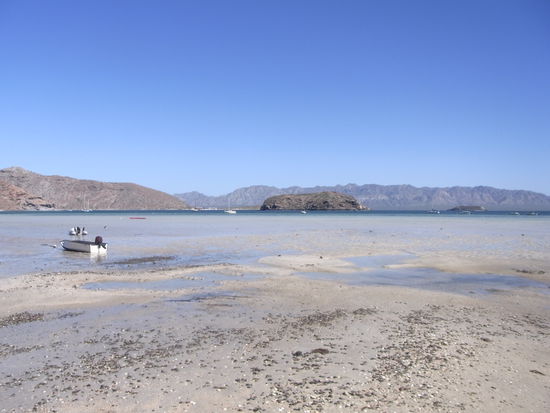 Ebbe an einer der vielen schoenen Buchten der Bahia Conception