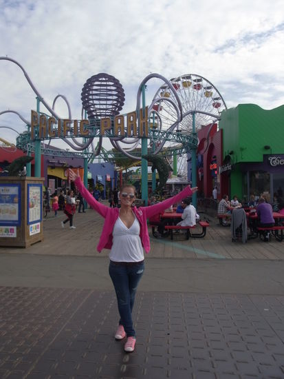 Richtig alt aber stylisch sah der Freizeitpark auf dem Santa Monica Pier aus