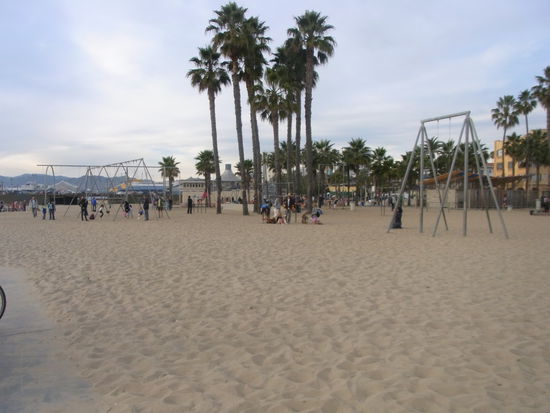 Am "Muscle"-Beach in Venice.....