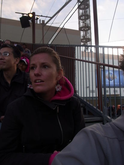 Das Stauen einer ganz besonderen Zuschauerin