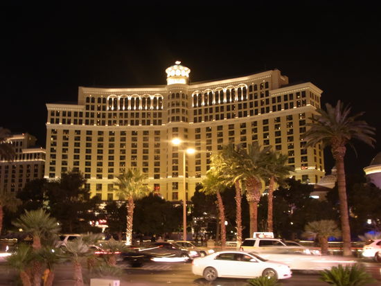 Das beruehmte Bellagio Hotel am Strip....
