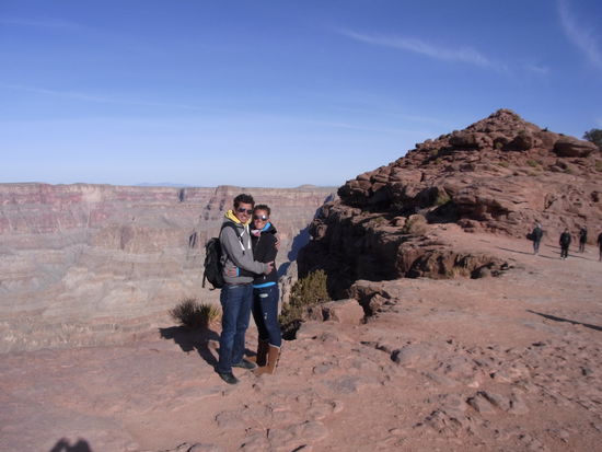 Ein hilfreiches Italienisches Paar lichtete uns hier nochmal ab
