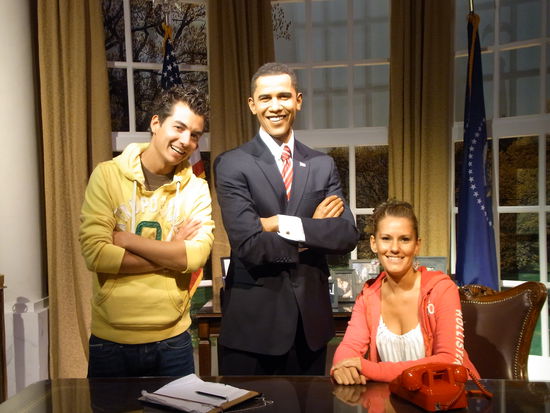 Wir haben mit Barack Obama gesprochen im Office gesprochen: er ist für seine Wiederwahl zuversichtlich.. 