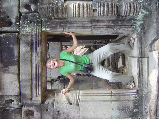 Bayon Tempel in Ankor mit meinereins