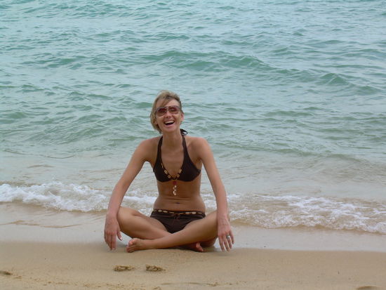 Erster Tag mit Marion am Strand