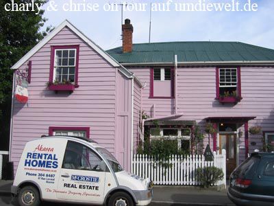 Unser erstes Hostel. Chez La Mer Backpackers. Sieht toll aus, oder?