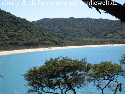 Eine der zahlreichen Buchten des Abel Tasman National Park - Unsere Belohnung