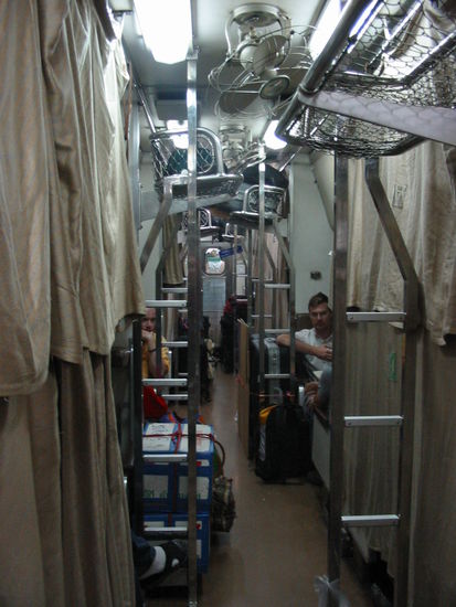 der Nachtzug von Bangkok nach Chiang mai