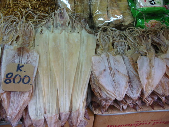 getrocknetes seafood