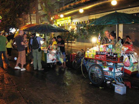 Essensstaende auf der Khaosan Road