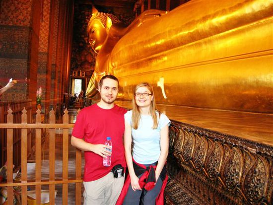 Wat Pho (Wat = Tempel) mit dem "Lying Buddha"