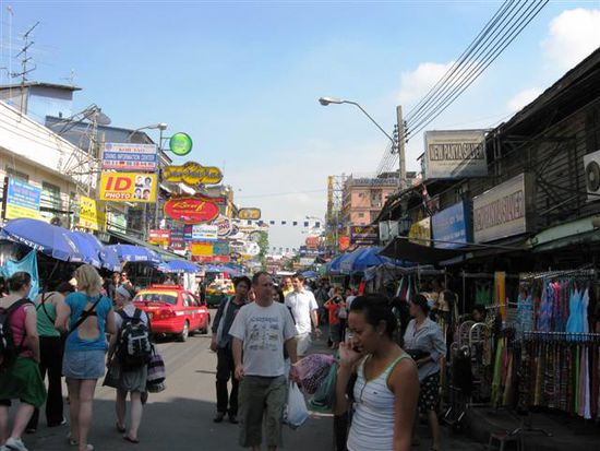 Khaosan (Touristen)Road bei Tag
