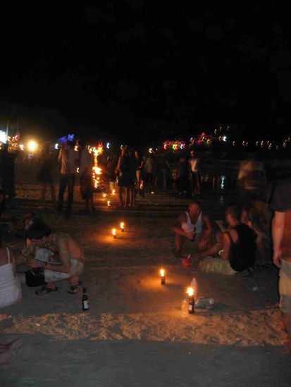 Party am Strand - eine eigene Atmosphäre