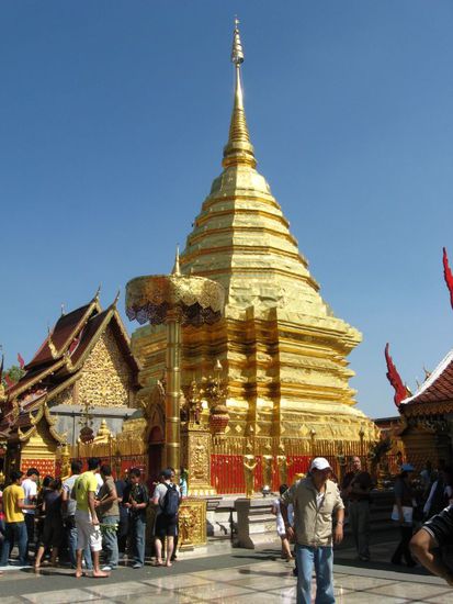 goldener Suthep-Chedi