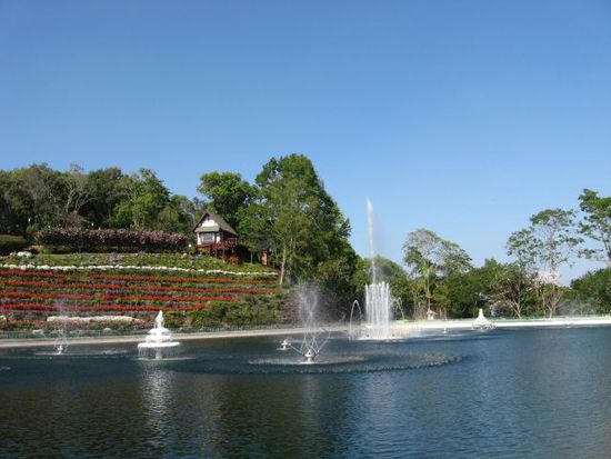 Wasserspiel im Royal Palace Garden