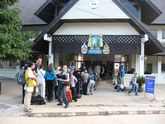 Check-Out am Thai-Border