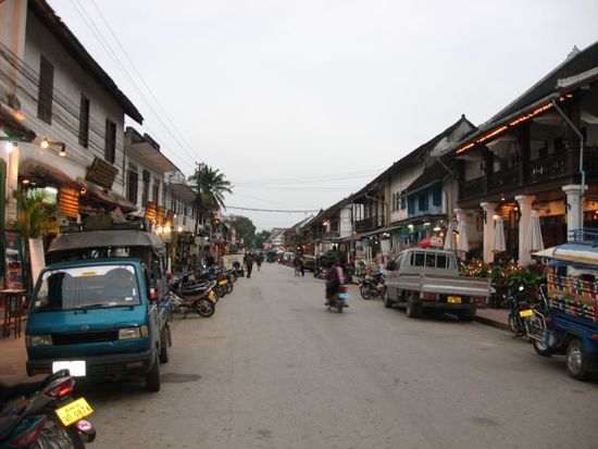 Hauptstrasse in Luang Prabang