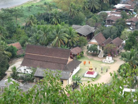 Blick auf Tempel