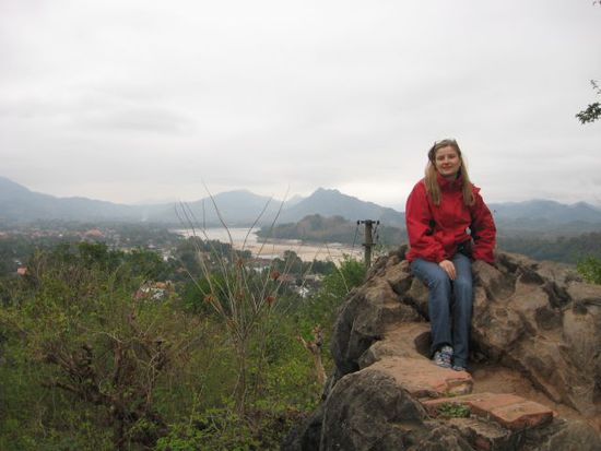 Blick auf Mekong River