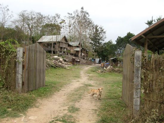 Spaziergang zu einem Handicraft Village