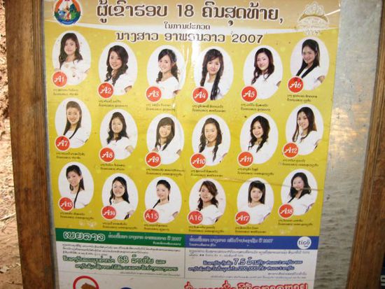 laotische Miss-Anwaerterinnen
